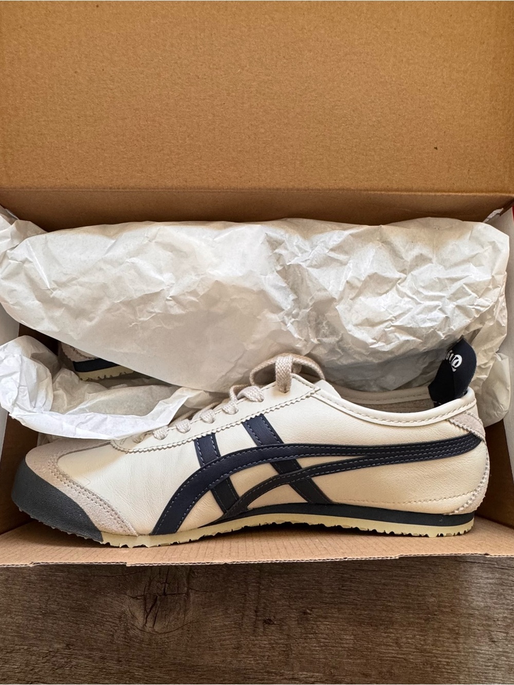 Onitsuka Tiger Mexico 66 Birch/Peacoat Sneakers - Picture 8 of 9